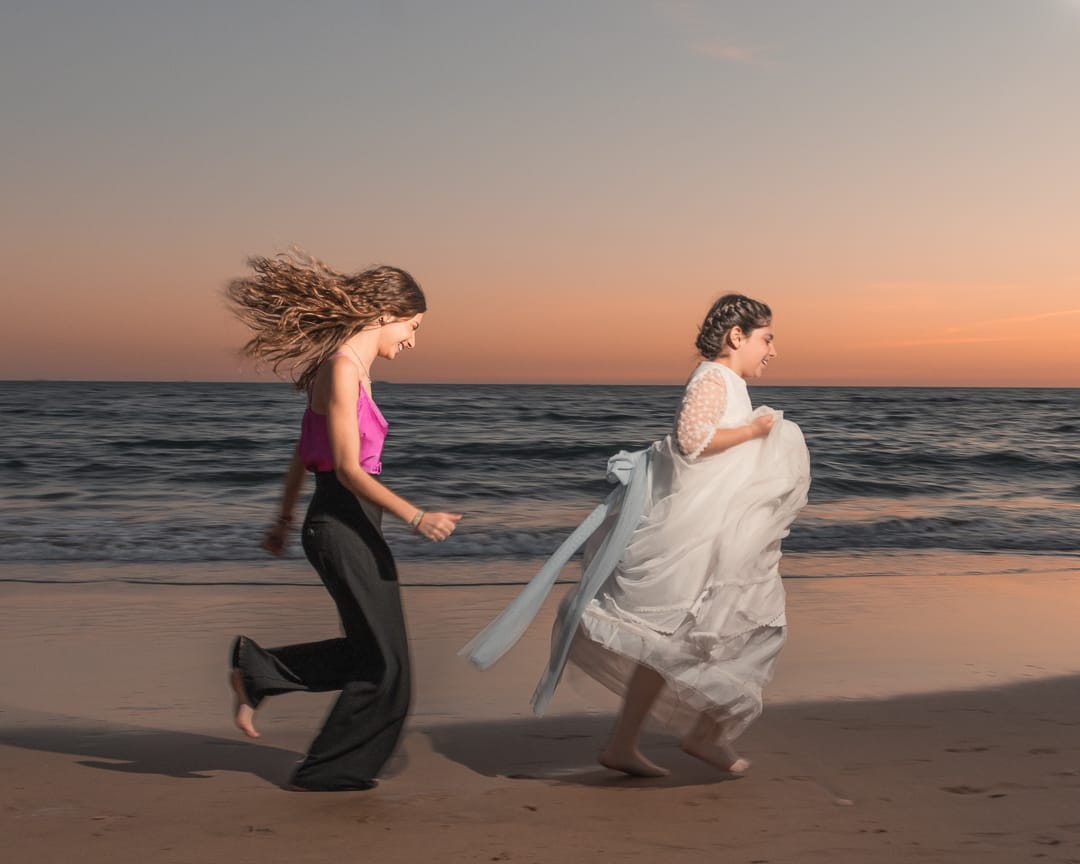 Instantánea divertida durante una comunión en Cádiz