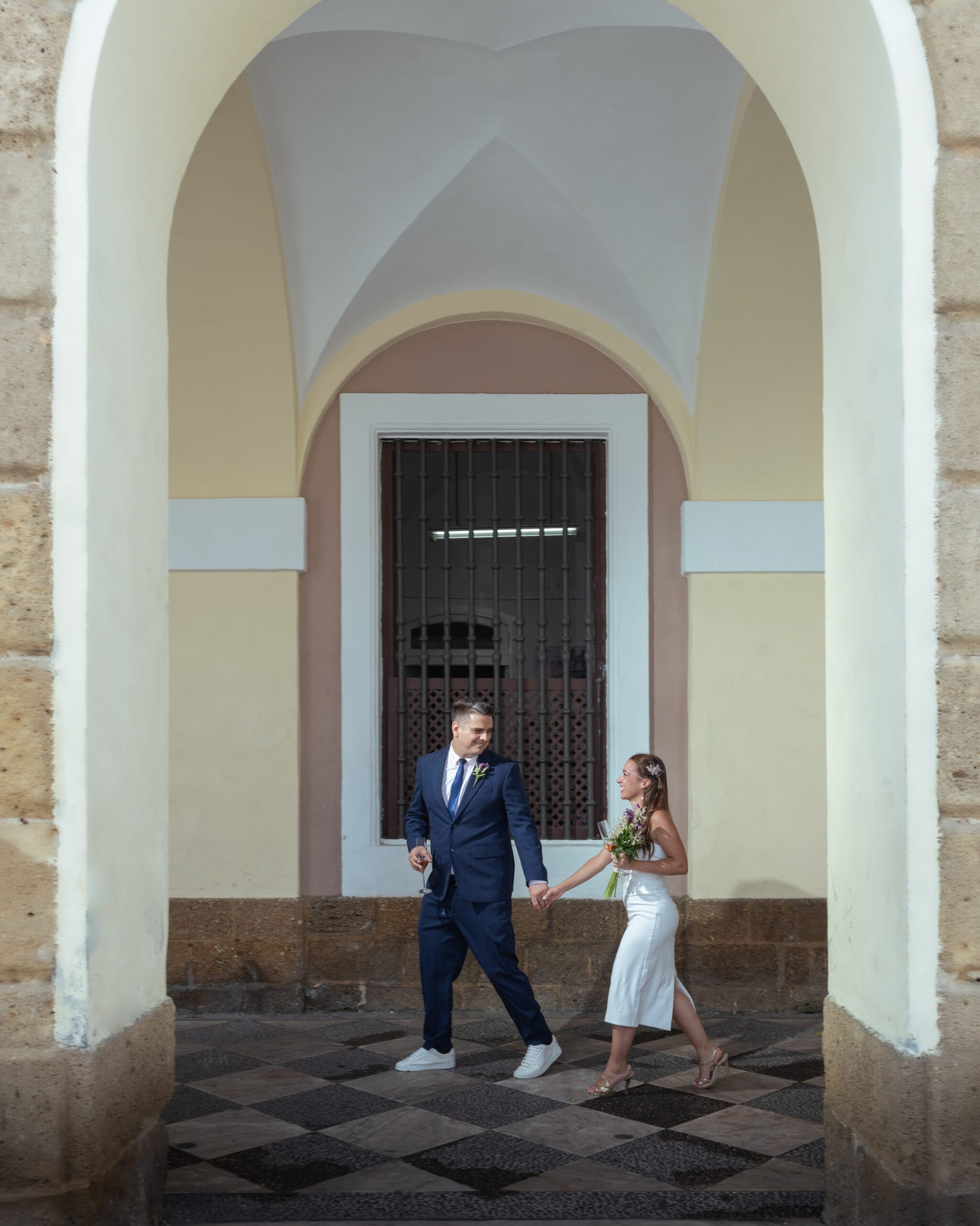 Boda en Cádiz: salida de la ceremonia