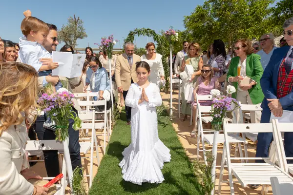 Reportaje de comunión en el Castillo de San Marcos