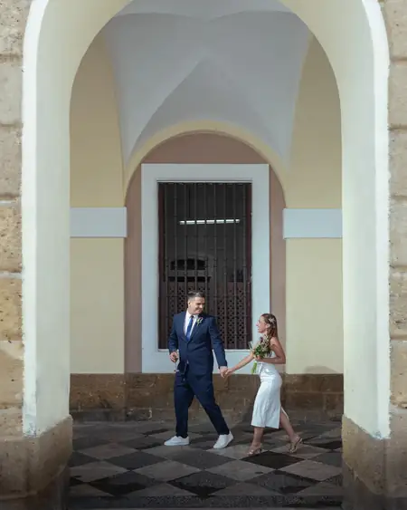 Boda en Cádiz: salida de la ceremonia