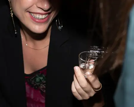 Animación en la pista de baile durante un evento