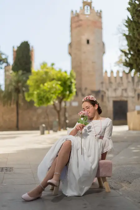 Reportaje de comunión en el castillo de El Puerto de Santa María