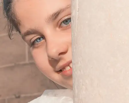Retrato de niña de comunión en Cádiz